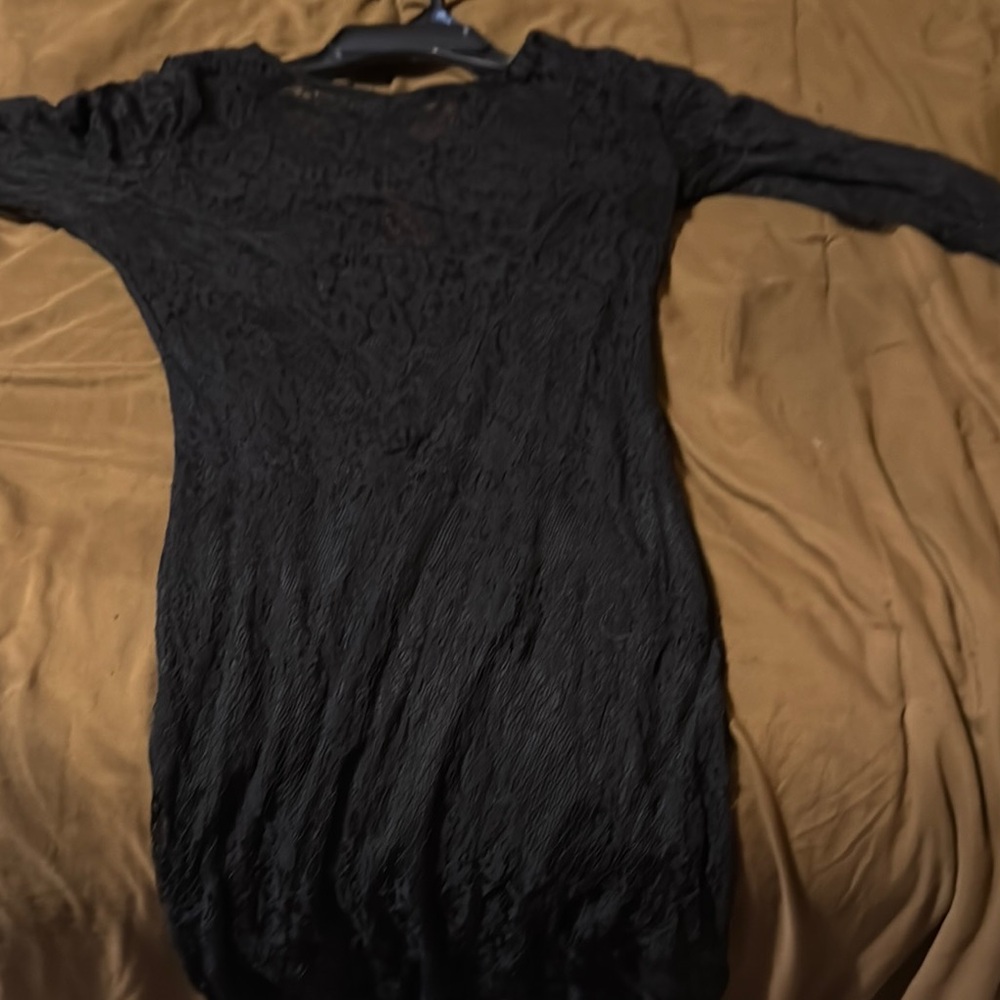 Elegant Black Lace Dress